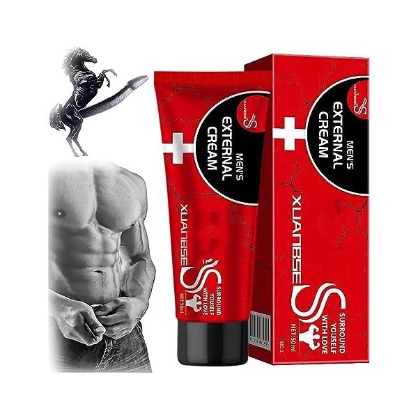 XBS Lot de 2 crèmes externes pour homme – Crème de massage pour force énergétique pour homme, crème Xbs Xuanbse XXXL, crème V