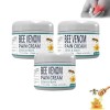 Bee Venom Pain and Bone Healing Cream, Bee Venom Bone Therapy Cream, Pain and Bone Healing Joint Cream for Arm, Waist, Back H
