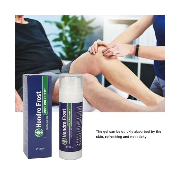 2 Pièces de Crème Anti-soins pour les Articulations, 120 Ml de Soulagement Rapide pour les Raideurs Musculaires, Crème Anti-d