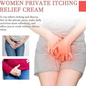 PW TOOLS Crème Anti-démangeaisons pour Espace privé,Crème Douce et apaisante pour soulager Les démangeaisons - Pommade Anti-d