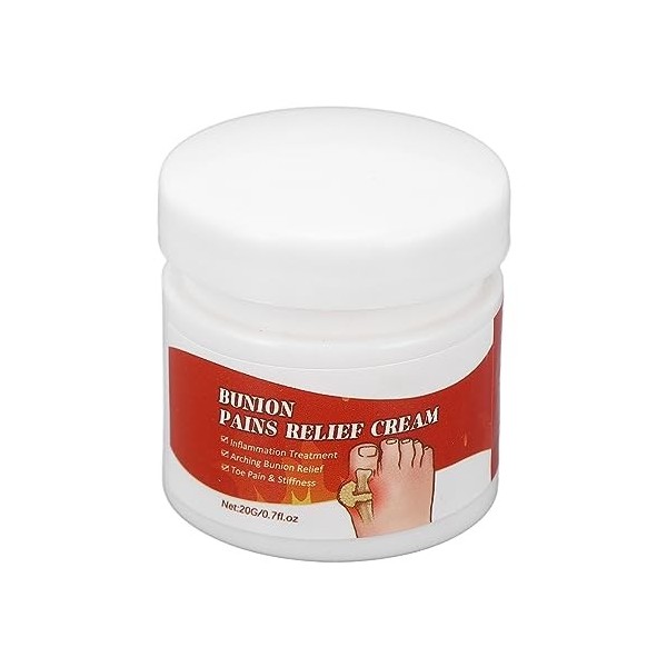 Crème De Soulagement des Oignons De 0,7 Oz, Réduit la Raideur, Absorption Rapide, Onguent De Gonflement des Orteils, Extrait 