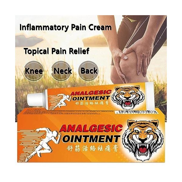Crème Contre La Douleur Inflammatoire GoutAid, Crème Anti-douleur Pour Larthrite GoutAid, Thérapie Articulaire Et Musculaire