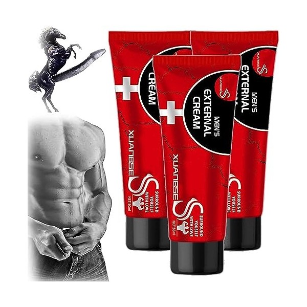 Xbs Xuanbse Crème externe pour homme – Crème de massage pour homme 2023 – Crème Vitality Boost – Performance durable toute la