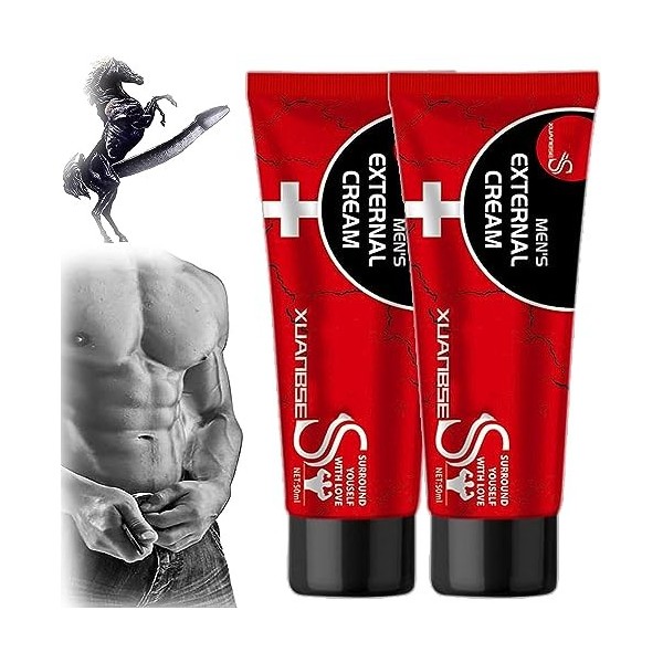 Xbs Xuanbse Crème externe pour homme – Crème de massage pour homme 2023 – Crème Vitality Boost – Performance durable toute la