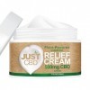 Crème anti-douleur au CBD - Apaise et détend - Anti-inflammatoire - Marque JustCBD 500mg CBD 