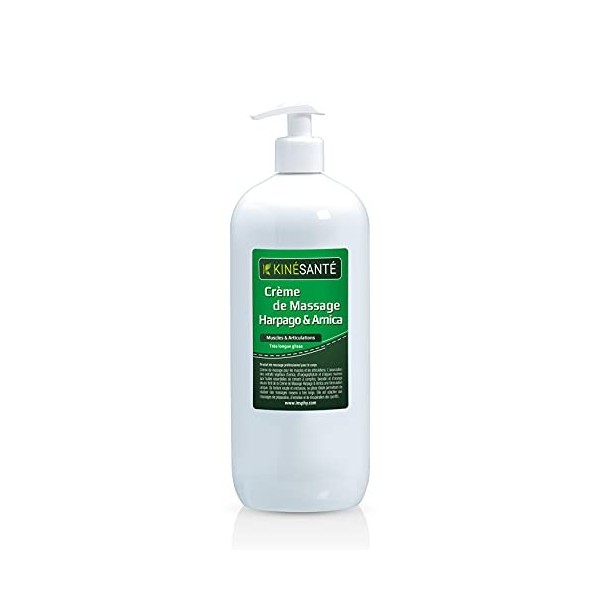 KINÉSANTÉ - Crème de massage Harpago & Arnica 1000 ml 