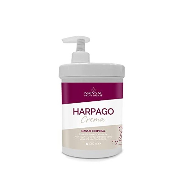 Crème Harpagofito 1 Kg Natysal Professionnel. Action Balsamique et Apaisante