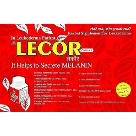 Ayurvedashram Lecor Vitiligo Capsule - 60 Cap