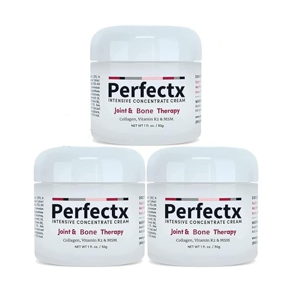 3 pcs Perfectx Joint & Bone Therapy Cream,Joint and Bone Therapy Cream,Pain Relief Cream for Muscle, Joint,Back, Ankle,Hands,