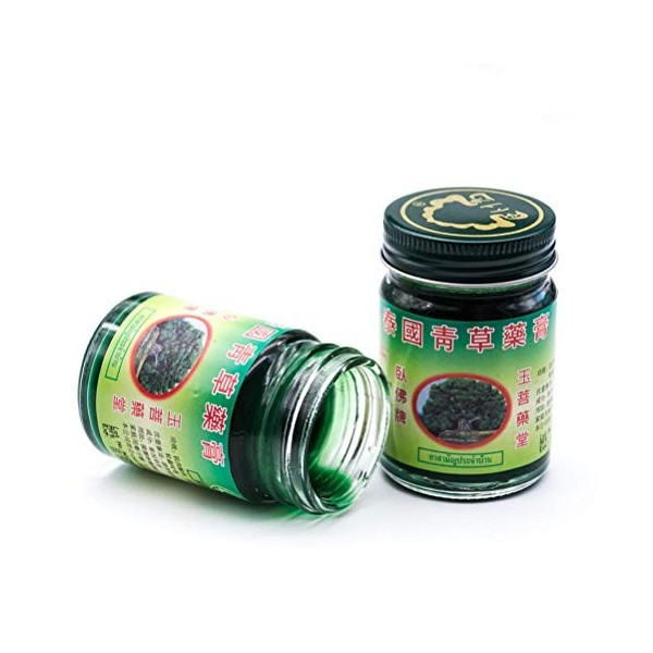 50g Baume Thaïlandais Vert Pommade à Base de Plantes Massage Articulations Musculaires Entorse Douleurs Baume Anti Démangeais