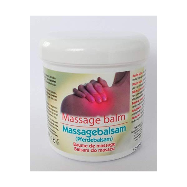 Baume de Massage avec Eucalytus, Menthol et Camphor effet vitalisant et raffraichisant