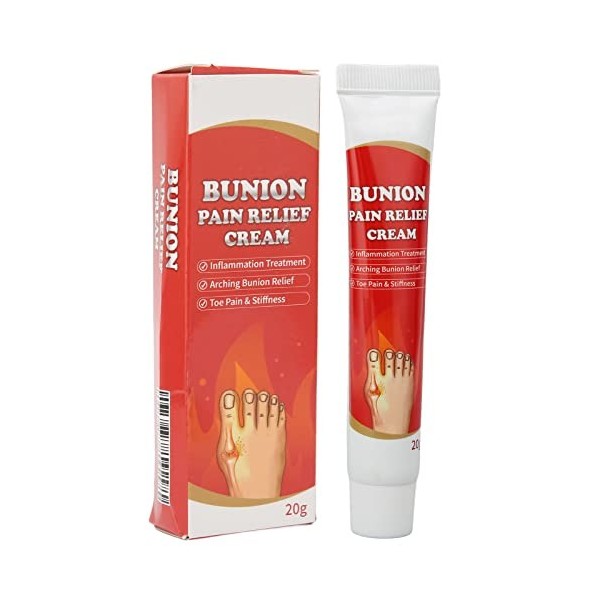 Bunion Pain Relief Cream, Pommade contre les articulations des orteils, Crème contre la voûte plantaire, Crème pour les rhuma