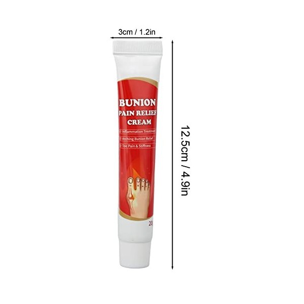 Bunion Pain Relief Cream, Pommade contre les articulations des orteils, Crème contre la voûte plantaire, Crème pour les rhuma