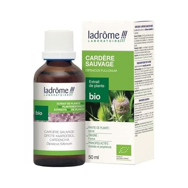 Ladrôme Extrait de Plante Bio Cardère Sauvage 50 ml