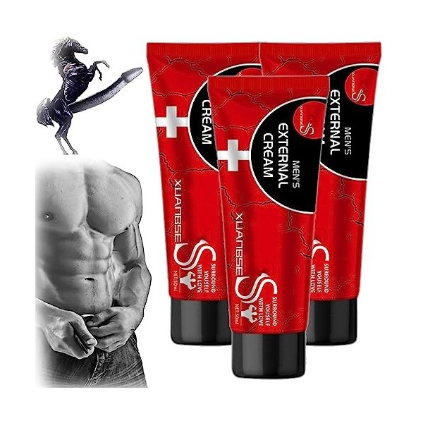 Crème De Massage Energy Strength Pour Hommes,Crème Externe Pour Hommes XBS,XBS Xuanbse Crème XXXL 50ml,Crème Vitalité Boost,R