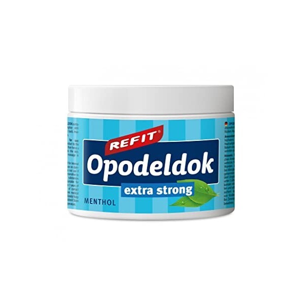 Refit Opodeldok Extra Strong XXL 500 ml | crème de massage pour le dos, les muscles et les articulations