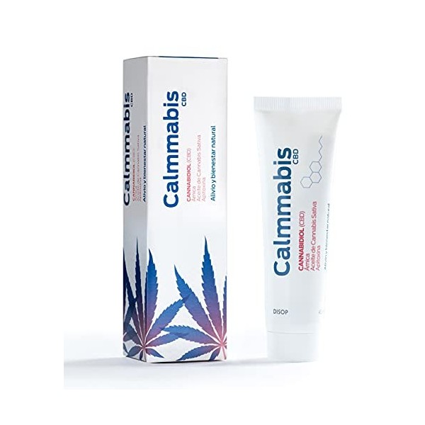 Calmmabis CBD Hemp Crème pour le Soulagement et Bien-être avec Cannabidiol et Apitoxine. Crème de Massage, 100 ml