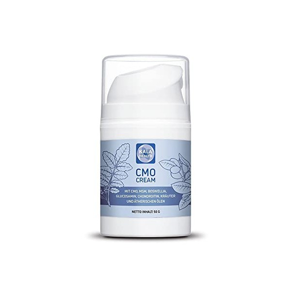 Kala Health Crème pour les muscles et les articulations - Crème MSM - Onguent pour MSM au myristoleate de cétyle - Crème pour