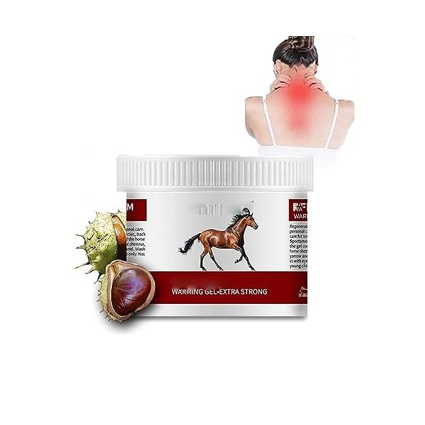 Crème de marron dInde, Gel froid allemand pour soulager les douleurs articulaires rhumatismales, Crème de cheval allemande, 