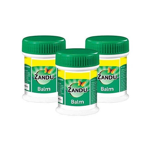 Zandu Lot de 3 baumes 25 ml