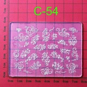 Driibubur Moules en silicone pour nail art Motif nail art