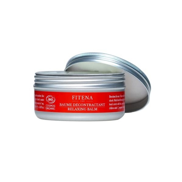 Fitena - Baume Décontractant Naturel - Fabriqué en France - 100ml - Idéal pour soulager les douleurs musculaires et articulai