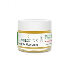 KINÉSOINS - Baume Le Tigre Asia - Camphre - Huiles Essentielles - 30 ml