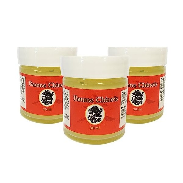 Nutriexpert - BAUME CHINOIS - Soulage douleurs articulaires et musculaires - Apaise les contusions, piqûres, entorses - Aux h