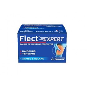 FlectExpert - Baume de Massage Concentré - Apaise et Relaxe, Combat Raideurs et Tensions - Huiles d’Harpagophytum, de Genévr