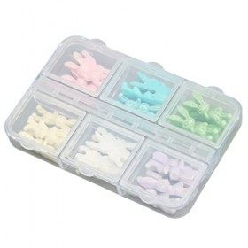 Décoration dart dongle, décoration dongle de lapin résine portable bricolage beau coffre-fort 1 boîte polyvalente pour sal