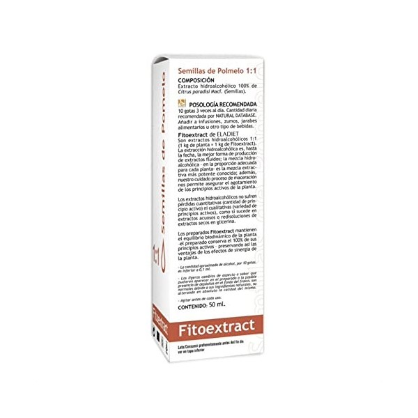 ELADIET - pépins de pamplemousse Fitoextract 50