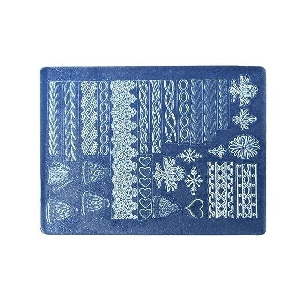 Moules De Sculpture Sur Ongles En Silicone Emboutissage Pochoirs En Gel Accessoires De Manucure DIY Outils Dart Dongles DIY