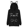 JUTOO Women Hoodies Casual Sweatshirt Winter Ladies Baggy Cat Jumper Pullover Tops