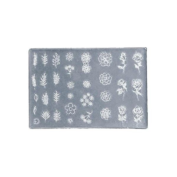 Moules De Sculpture Sur Ongles En Silicone Emboutissage Pochoirs En Gel Accessoires De Manucure DIY Outils Dart Dongles DIY