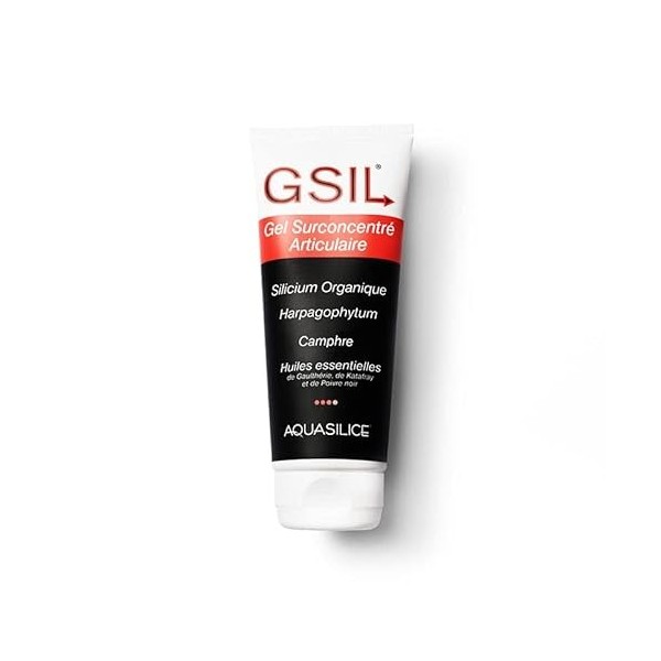 GSIL - Gel Surconcentré Articulaire - 200 ml - AQUASILICE - Libère linconfort Articulaire & Musculaire - Soutient le capital