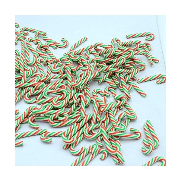 Lot de 100 tranches de sucre dorge 3D en argile polymère souple pour décoration dongles - Kit DIY pour gâteau, dessert - RT