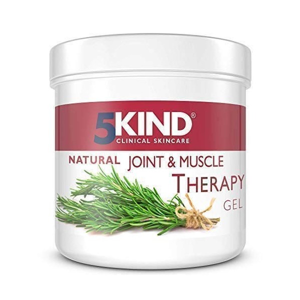 Gel naturel anti-douleurs musculaires et articulaires 5kind aux extraits naturels pour apaiser et soulager les douleurs, 300 