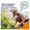 Voltanatura Gel de Massage à base de plantes Bio, Apaise et Relaxe les tensions musculaires 50ml