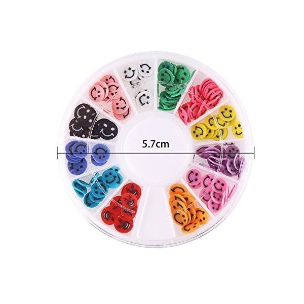 Decora Lot de 8 boîtes de tranches de fruits pour gâteaux, fleurs, animaux Idéal pour coller à la pâte gluante, bricolage, na