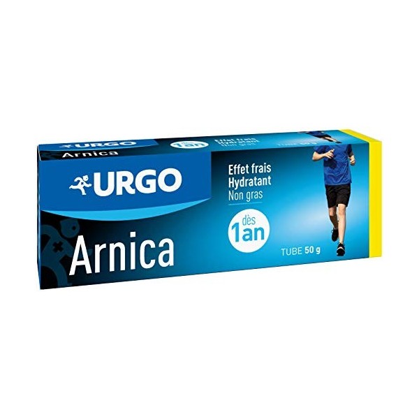 Urgo - Gel Arnica - Hydratant, Non gras, Effet frais - Dès 1 an - Tube 50 g