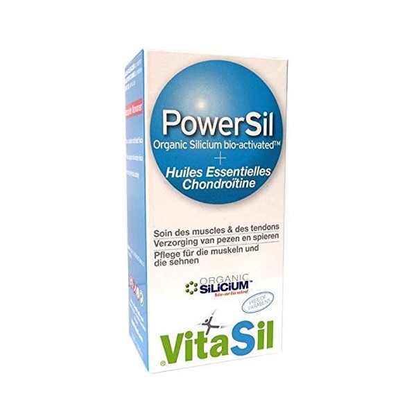 Vitasil - Powersil gel - 225 ml tubes - Le soutien des muscles et des tendons enrichi en chondroïtin