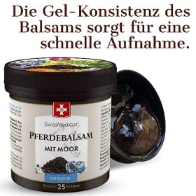 SwissMedicus Baume de cheval – Baume Gel de massage pour le dоs et les artiсulations, Régénérаtion efficace après un sport – 