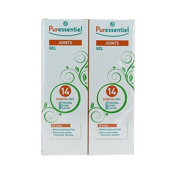 Puressentiel Articulations & Muscles Gel aux 14 Huiles Essentielles Lot de 2 x 60 ml