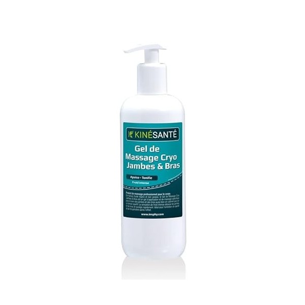 KINÉSANTÉ - Gel de massage Cryo Jambes & Bras 500 ml 