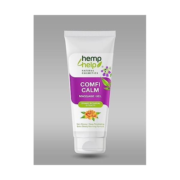 Natural Comfrey & Calendula Massage Gel - Quick Joint Pain Relief, Bone & Skin Repair, Vegan, Eco-friendly, One Sold-One Tree