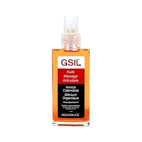 GSIL - Mon Pack Articulaire - 1 Huile Massage Articulaire 100 ml - 1 Gel Sur concentré 200 ml - 1 RollOn Sur concentré 40 ML