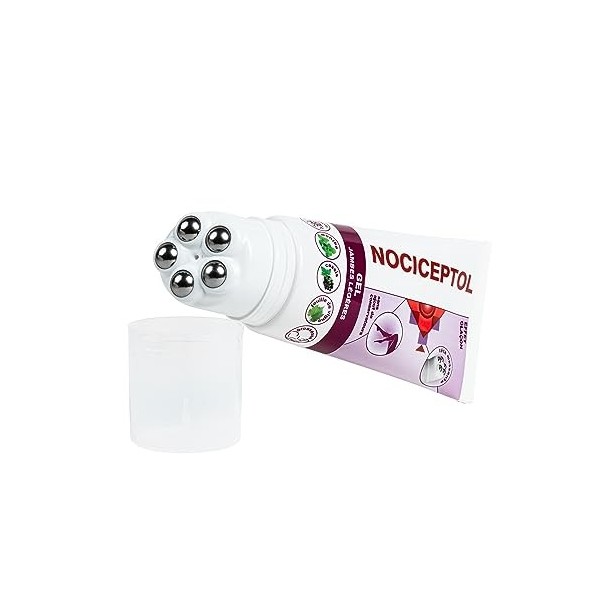 NOCICEPTOL® - Gel Jambes Légères - Gel Rafraîchissant - Huile Essentielle De Menthe Poivrée, Menthol Cassis Vigne Rouge - 150