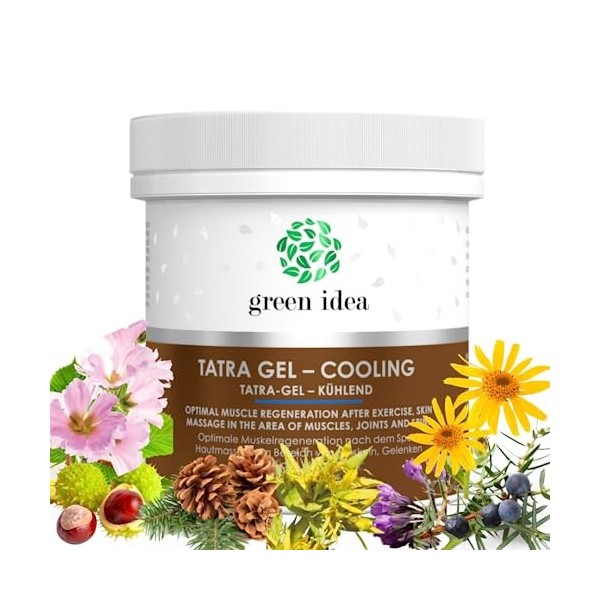 green idea - Gel rafraîchissant TATRA aux herbes pour les articulations et les muscles endoloris - gel de refroidissement - r