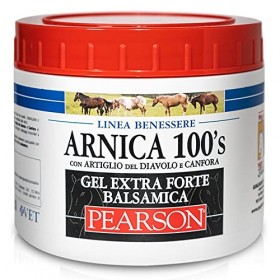 ARNICA 100S - Arnica pour chevaux, Gel balsamique extra-fort Pearson [500ml]. Crème à larnica Gel fort griffe du diable et 