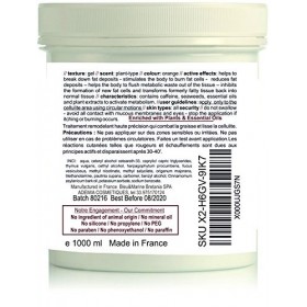 bleu & marine Bretania Hot Gel XXL Effet Chaud Lipo Réducteur Anti Cellulite 1000 ML - Gel Thermo Active Échauffement Muscula